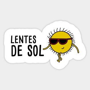 Lentes de Sol - Spanish Puns Collection Sticker